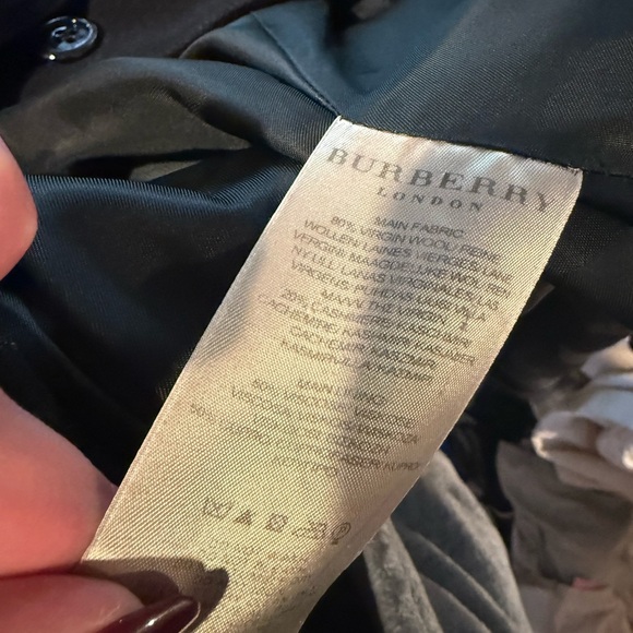 Burberry Black Jacket Size 8 - Picture 9 of 10